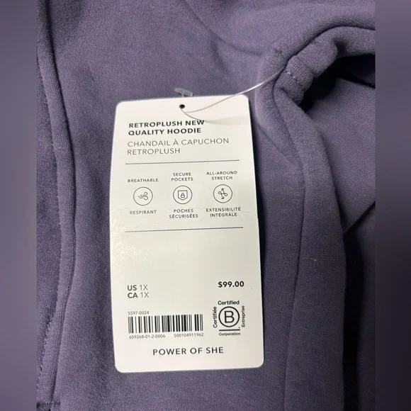 Athleta Purple Hoodie Jacket - Picture 8 of 11